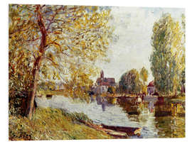 Foam board print Spring in Moret-sur-Loing