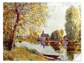 Muursticker Spring in Moret-sur-Loing