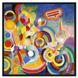 Gerahmter Kunstdruck Hommage an Blériot