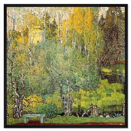 Gerahmter Kunstdruck Der Neskuchny-Garten in Moskau