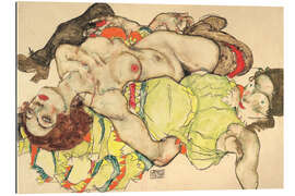 Galleritryk Two Girls Lying Entwined