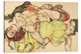 Magnettafel Weibliches Liebespaar