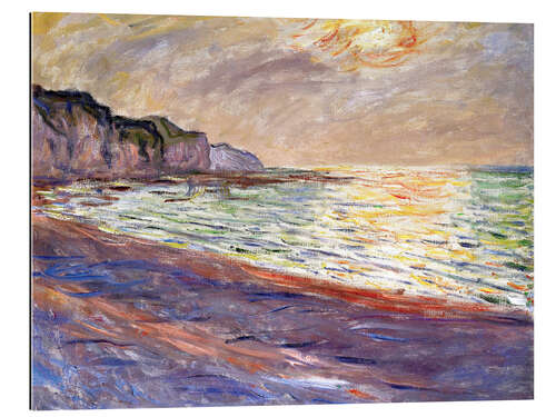 Gallery print Beach at Pourville, Sunset