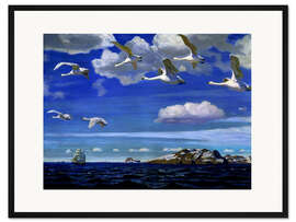 Gerahmter Kunstdruck Blaue Freiheit