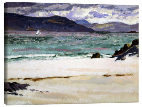 Canvas print Ansicht der schottichen Insel Iona. Um 1926
