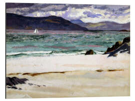 Magnettafel Ansicht der schottichen Insel Iona. Um 1926