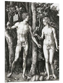 Foam board print Adam &amp; Eve