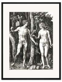 Gerahmter Kunstdruck Adam &amp; Eva