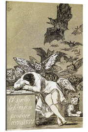 Aluminium print  The Sleep of Reason Produces Monsters - Francisco José de Goya