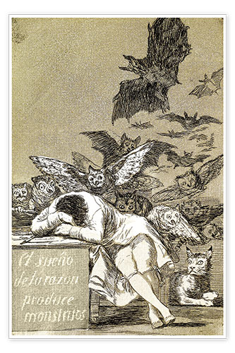 Poster El sueño de la razón produce monstruos (The sleep of reason gives birth to monsters)