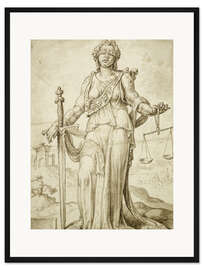 Gerahmter Kunstdruck Justitia