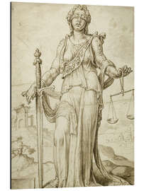 Magnettafel Justitia