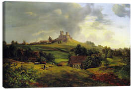 Canvas print Stolpen castle