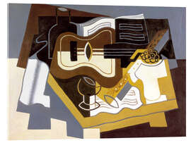 Obraz na szkle akrylowym Guitar and clarinet - Juan Gris