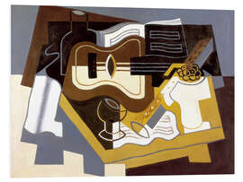Hartschaumbild Gitarre und Klarinette