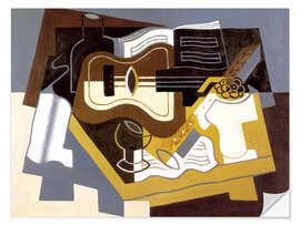 Wandsticker Gitarre und Klarinette