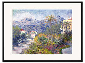 Gerahmter Kunstdruck Villas at Bordighera