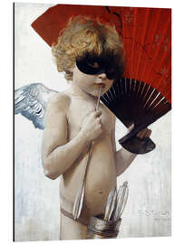 Magnettafel Amor auf dem Maskenball