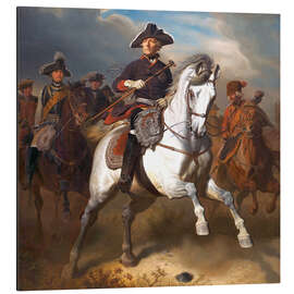 Magnettafel Friedrich der Große zu Pferde
