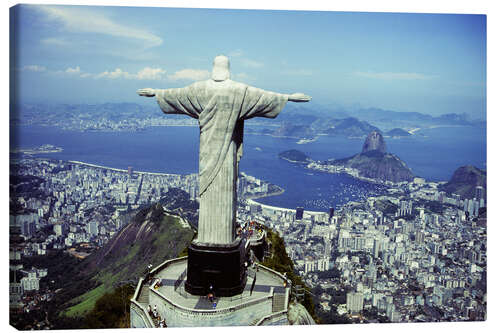 Canvas-taulu Christ statue in Rio de Janeiro
