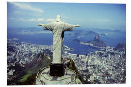Foam board print Christ the Redeemer statue in Rio de Janeiro
