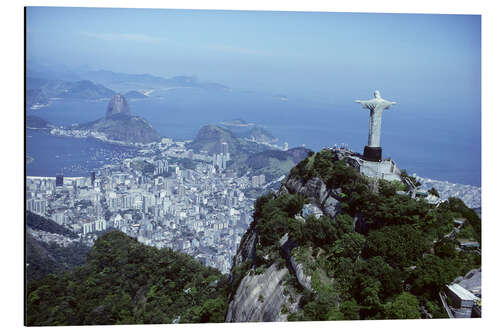 Aluminium print Christ is enthroned over Rio