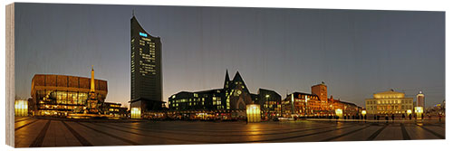 Trebilde Leipzig evening panorama