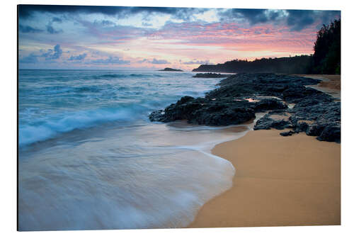 Aluminium print Kauai at dawn