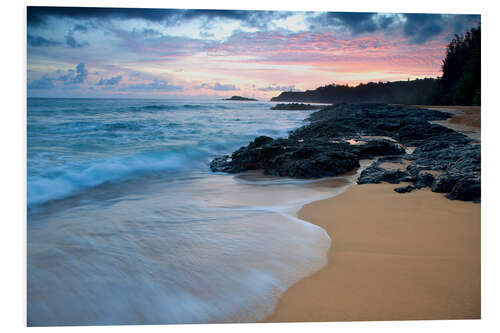 Foam board print Kauai at dawn