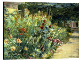 Magnettafel Blumenbeet im Garten des Künstlers am Wannsee