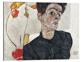 Magnettafel Selbstbildnis mit Lampionfrüchten