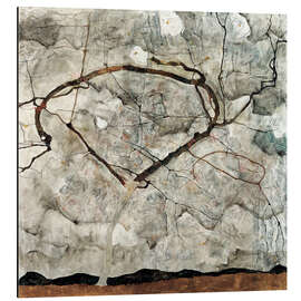 Magnettafel Herbstbaum in bewegter Luft