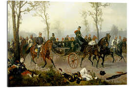 Gallery print Napoleon III. und Bismarck near Donchery 1870