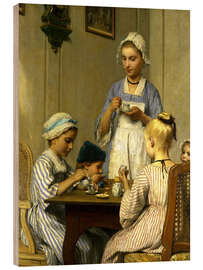 Trebilde Das Kinderfrühstück. 1879