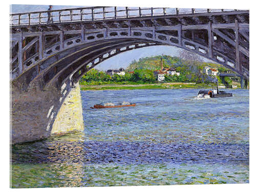 Acrylglasbild Brücke bei Argenteuil