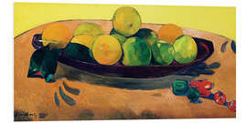 Tableau en PVC Nature morte aux fruits et poivrons