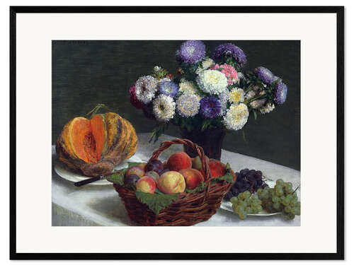 Framed art print Flowers & Fruits