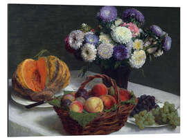 Magnettafel Blumen &amp; Früchte