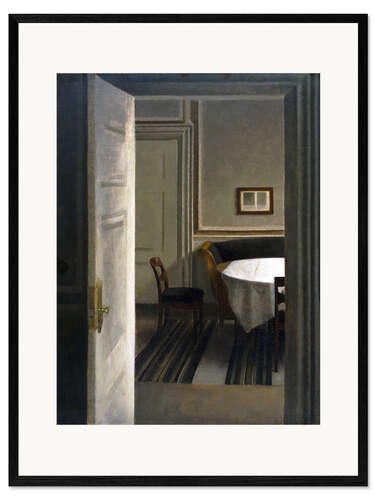 Kunsttryk i ramme Interiør, Strandgade 30, 1904