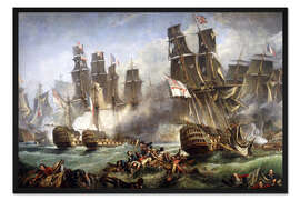 Gerahmter Kunstdruck Die Schlacht von Trafalgar