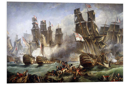 Tableau en PVC La bataille de Trafalgar