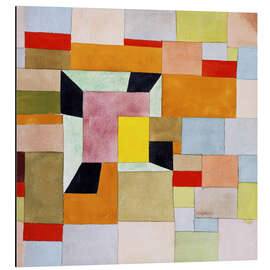 Magnettafel Aufgeteilte Farbvierecke