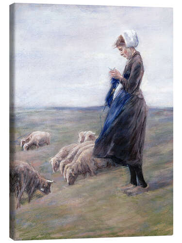 Canvastavla Shepherdess