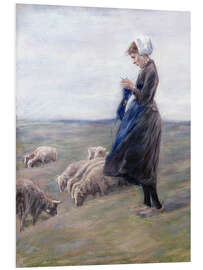 Foam board print Shepherdess