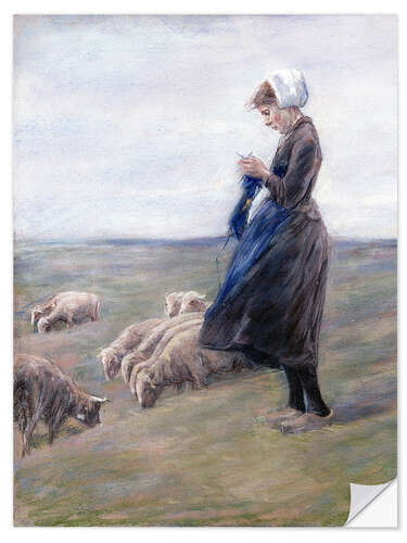 Vinilo para la pared Shepherdess