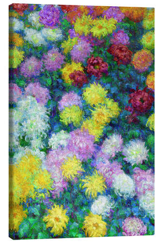 Canvas print Chrysanthemums