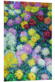 Foam board print Chrysanthemums