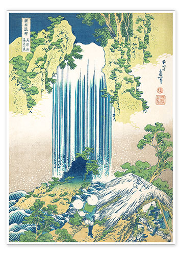 Plakat Wodospad Yoro w prowincji Mino