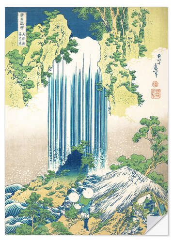 Wall sticker The Yoro waterfall, Mino Province