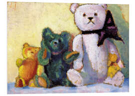 Tableau en PVC La famille de nounours